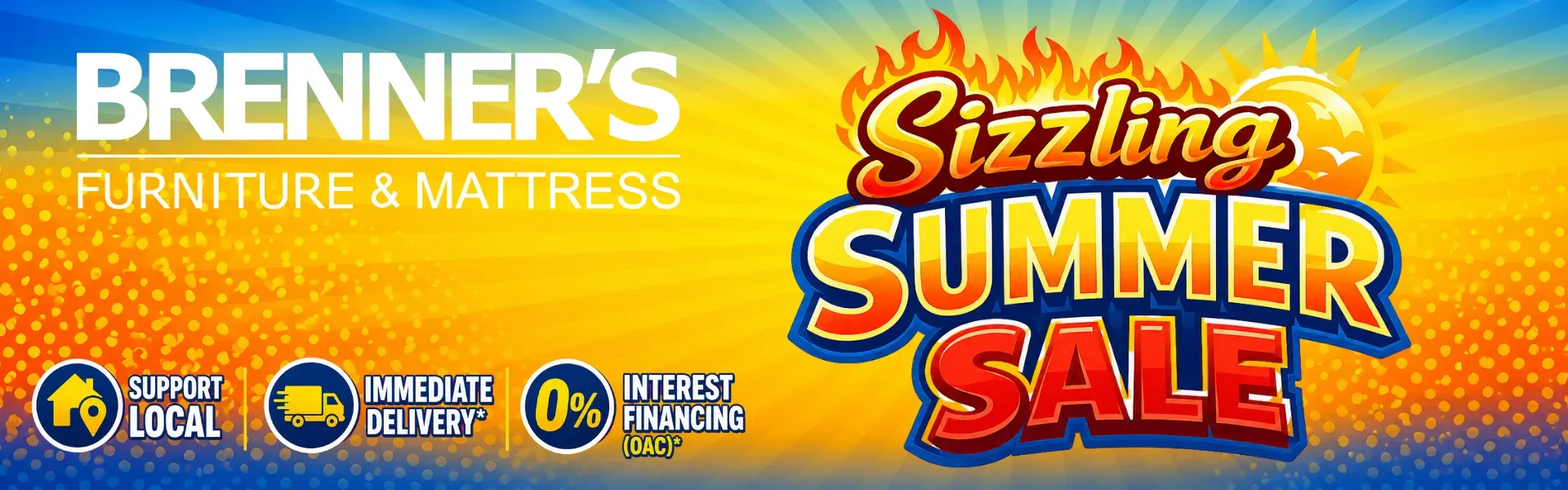 Brenner's Sizzling Summer Sale